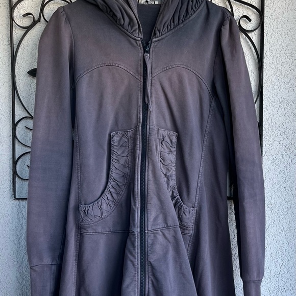 Prairie Underground Clocck Charcoal Hooded Utility Jacket - Picture 4 of 11